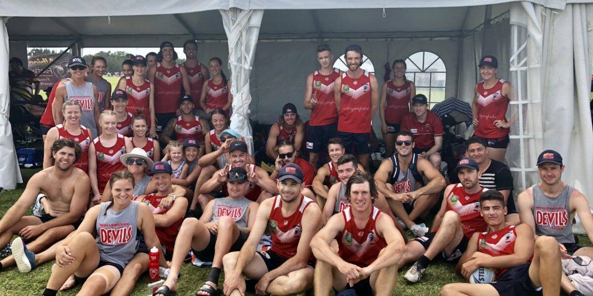 Successful weekend: The Wollongong Touch Association claimed the Ron Andrews Shield at the touch State Cup.