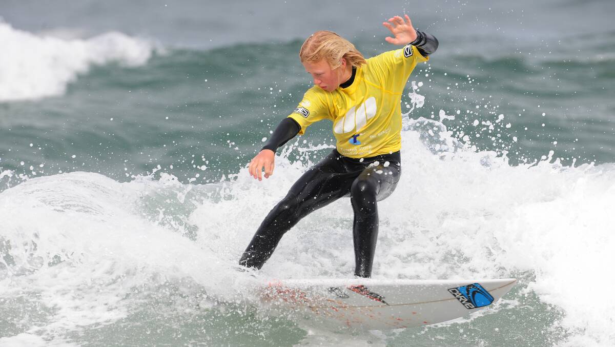 Future star: Beau Buckpitt outclassed his rivals on the way to the boys' junior title. Picture: Brad Liber