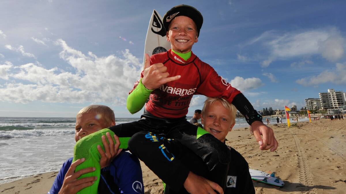 Dominant: Hughie Vaughan blitzed his rivals. Picture: Brad Whittaker/Surfing NSW.