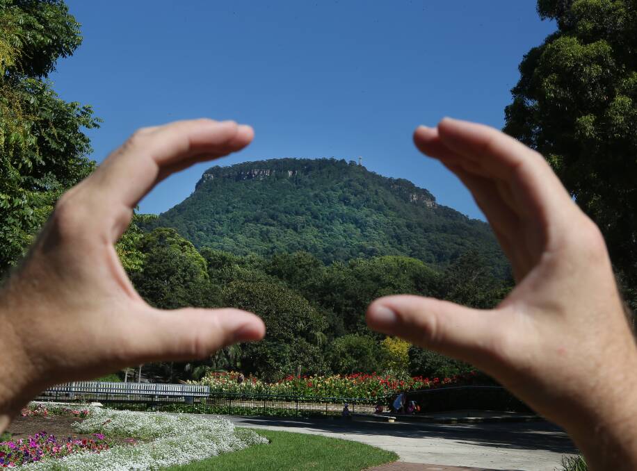 IN YOUR HANDS: Destination Wollongong has issued a call to arms and is urging the community to speak up on Mount Keira's future. Picture: Robert Peet