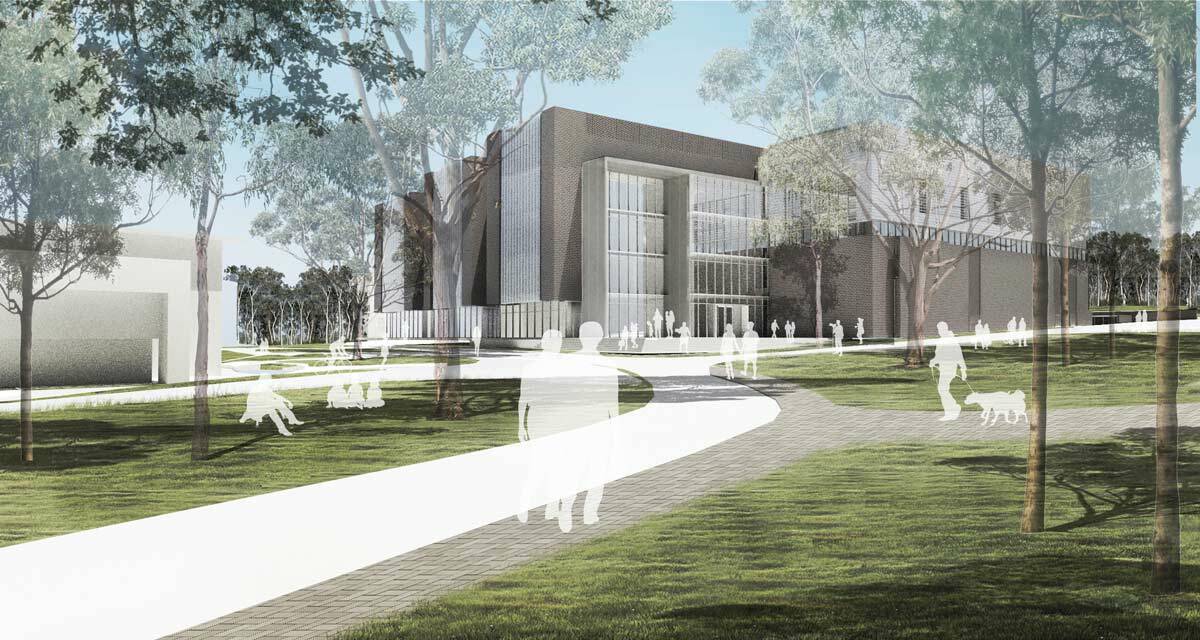 'New heights': The four-storey, 10,000sqm arts and life sciences building will span part of UOW's western campus and carpark. Picture: Artist's impression. 