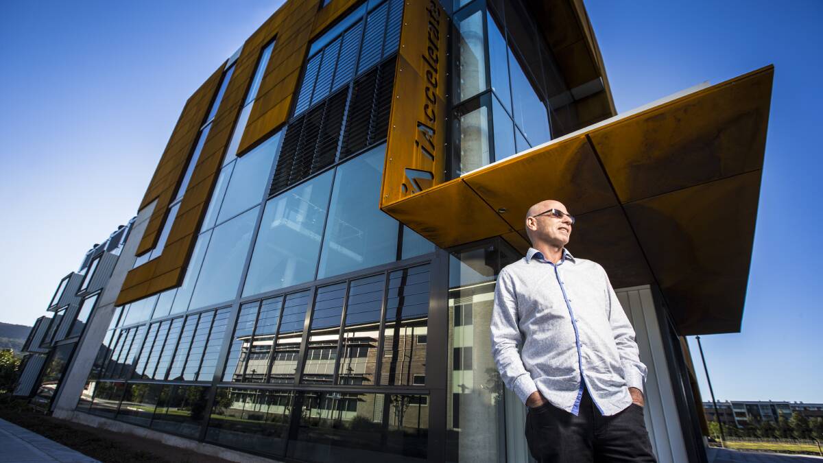 New iAccelerate CEO Omar Khalifa begins his role as the futuristic business incubator building opens at UOW's Innovation Campus. Picture: Supplied.