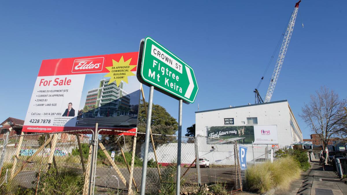 The old Red Rooster site, at the corner or Gladstone Avenue and Crown Street, has been listed for sale. Picture: Adam McLean.