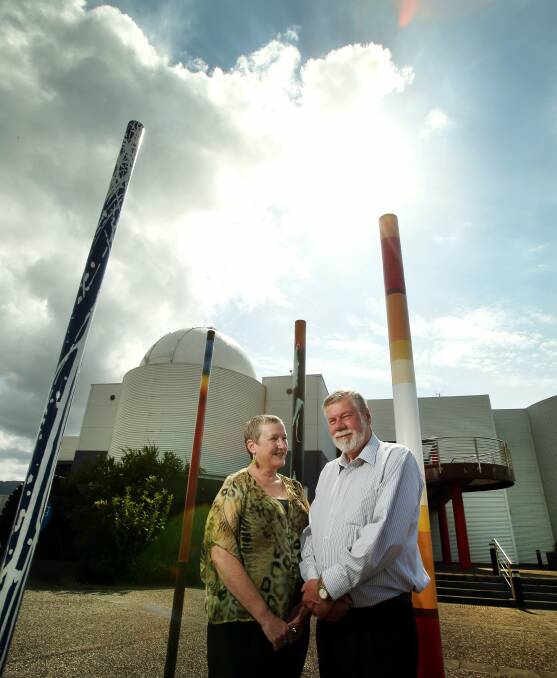 Trailblazer: Glen Moore was recognised for his role in establishing the Wollongong Science Centre and Planetarium. Picture: Kirk Gilmour.