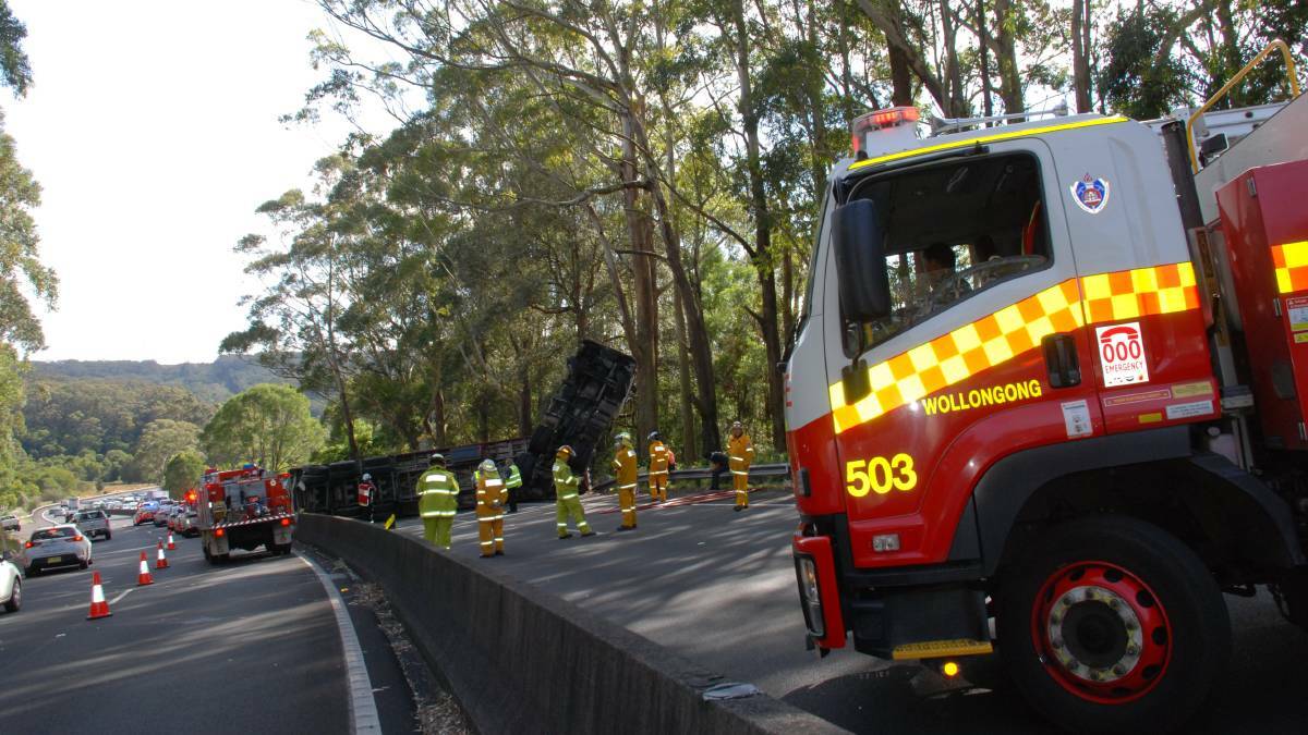 A truck accident on Mount Ousley created massive gridlock across the region during the first Bulli Pass closure.