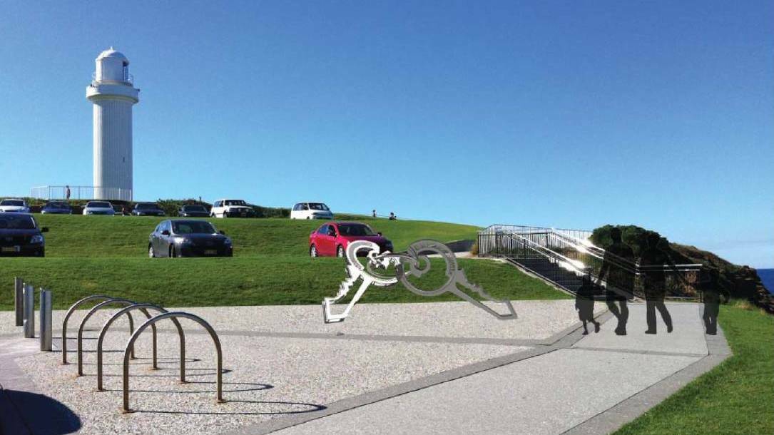 An artist's impression of the abandoned sculpture idea.