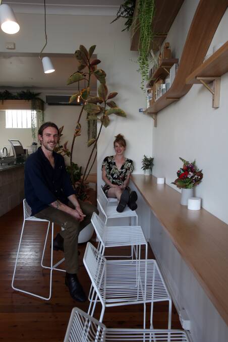 Friends Bryce Jepson and Mel Cox have recently opened a new specialty coffee bar, which is designed to show off the best of Wollongong's food and produce.