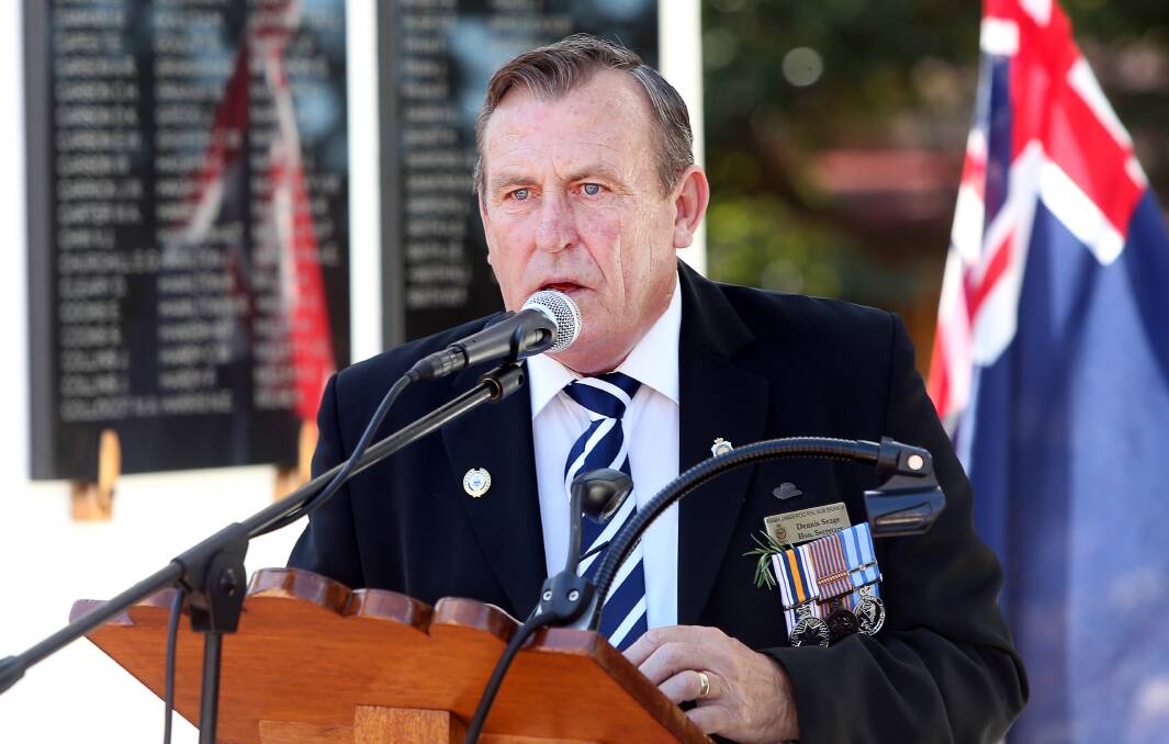 Under Siege: Kiama councillor and RSL member Dennis Seage has been criticised for his comments at the Anzac Day dawn service, however he says they were "taken completely out of proportion". Picture: Sylvia Liber.