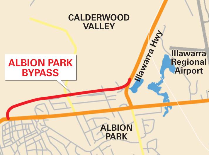 BYPASS PLANS: Shellharbour council will forge ahead with plans to extend Tripoli Way to make way for the future bypass of Albion Park's town centre.