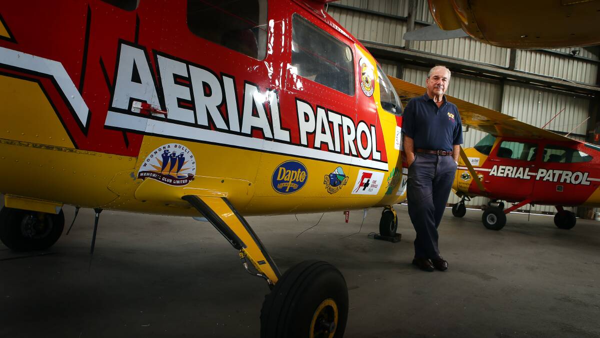 Charmer: Aerial patrol boss Harry Mitchell has been a friendly, well-known fixture on Wollongong's charity fundraising scene. Picture: Sylvia Liber.