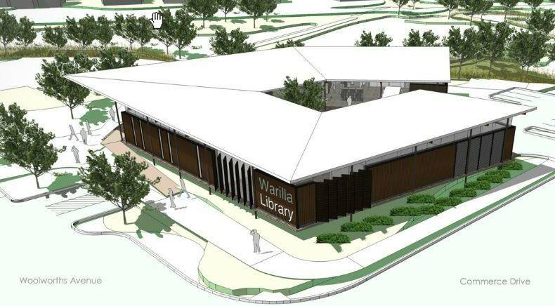 Approved: This new library is intended to service the catchment of Warilla, Lake Illawarra, Barrack Heights and Mount Warrigal. Picture: Shellharbour council.