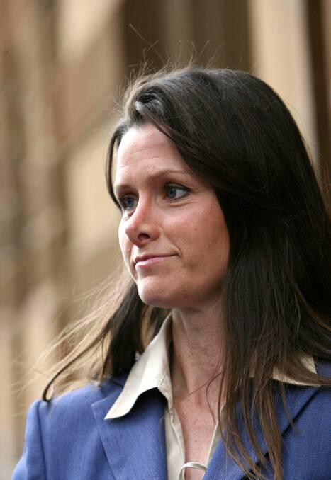 In the spotlight: Kim Hollingsworth pictured in 2006 during her unfair dismissal court case against the NSW Police. Picture: Peter Rae.