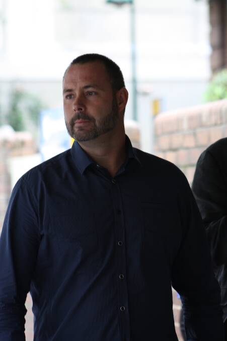Accused: Picton mechanic Stuart Lewry fronts Moss Vale court on Tuesday charged with manslaughter. 