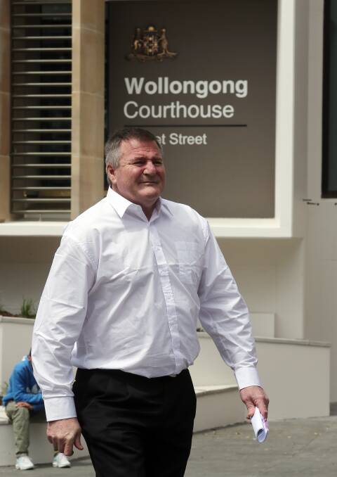 Roger Reeves leaves Wollongong courthouse following his successful District Court appeal last month.