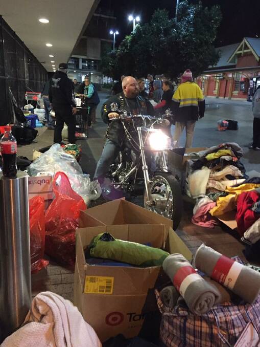 Bikers helping Wollongong’s homeless