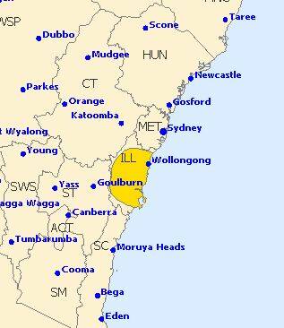 Thunderstorm warning issued for Illawarra, South Coast