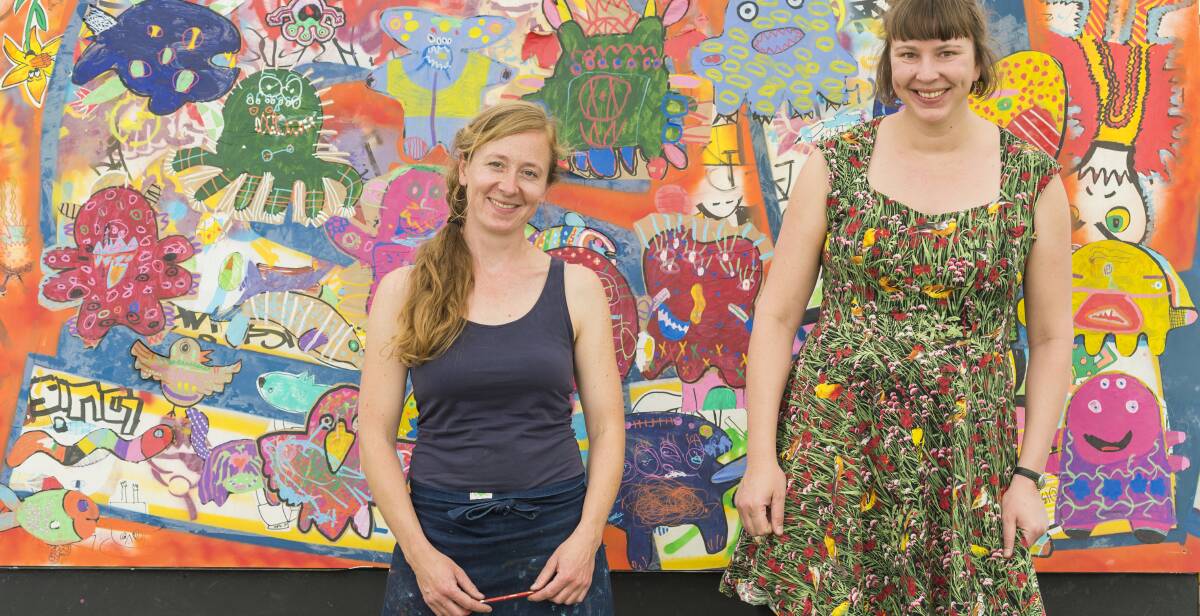 COLOURFUL: Photographer Camille Walsh and printmaker/cartoonist Natalia Zajaz will also be on hand during the school holiday workshops. Picture: Supplied