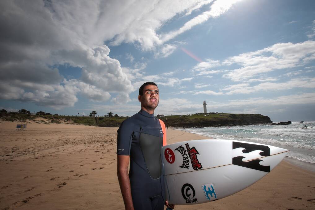 INSPIRING: Derek Rabelo was born blind, but hasn't let that stop him surfing Pipeline, going downhill skateboarding, or touring the world as a motivational speaker. Picture: Adam McLean