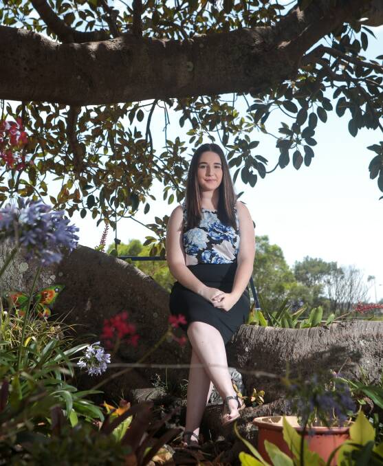MIRACLE BABY: Distinguished Achiever Grace Sullivan also made headlines 18 years ago, being born after advancements in IVF treatments. Picture: Adam McLean 
