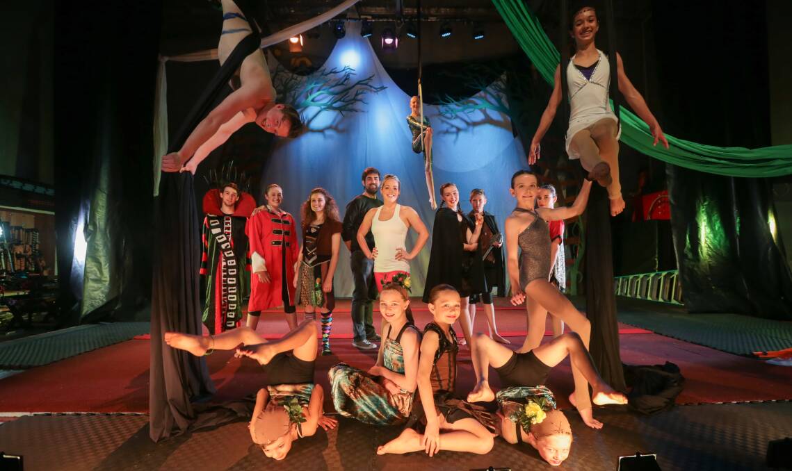 BEAUTIFUL: Performers aged seven to 17 have been practising their circus skills for months. "Days End" runs at Circus Monoxide, Fairy Meadow, until Saturday October 3 and hopes to raise much needed funds. Picture: ADAM McLEAN