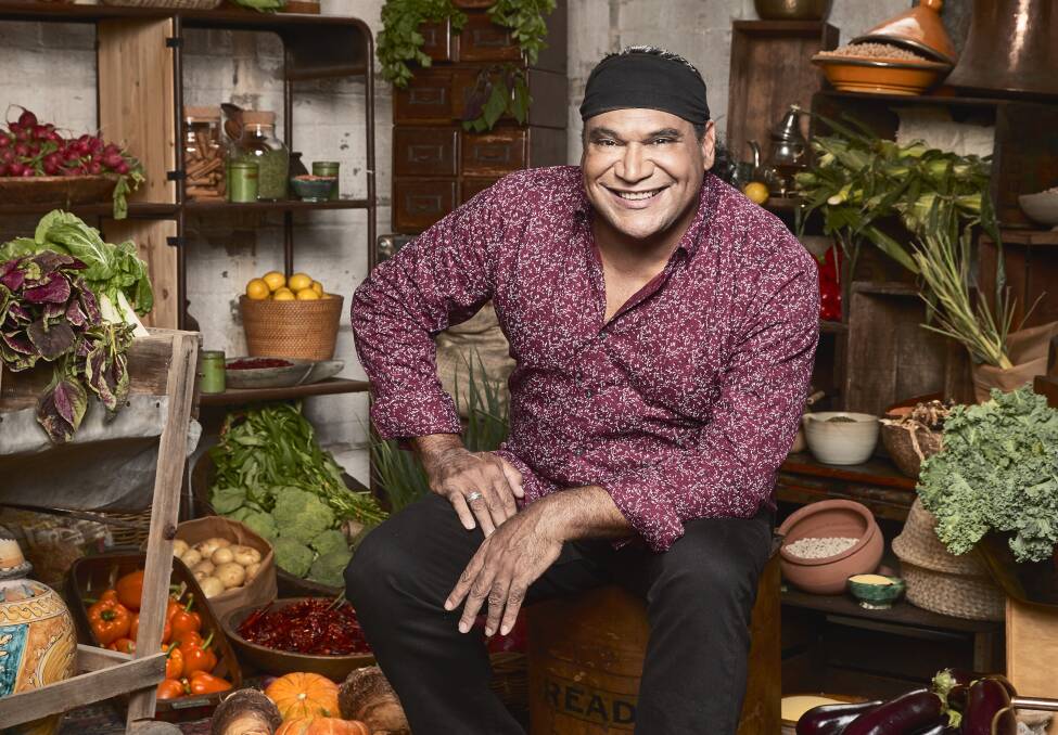 THE CHEF'S LINE: SBS's new reality cooking show, with judge Mark Olive, will explore the heritage, history and diversity that drives Australia’s food culture, with home cooks challenging an entire chefs’ line from some of the best restaurants across the country. Picture: Supplied