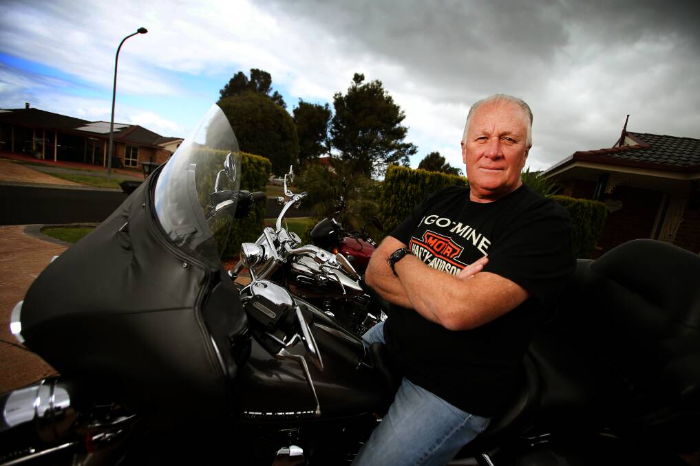 Ken McDonald, 69, loves riding either of his two Harleys around the Illawarra and the Southern Highlands, listing many great runs the region has to offer. Picture: Sylvia Liber