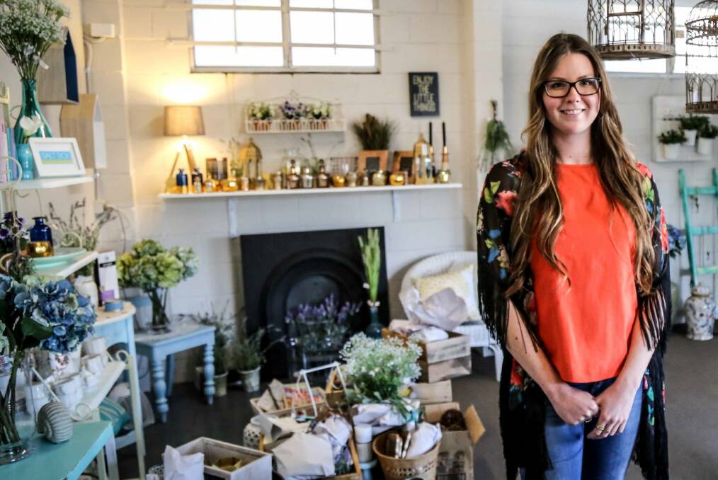 Emily Gough, pictured last year, opened a small business co-op in the old Kiama Furniture building in Collins Street in 2015. Picture: Georgia Matts