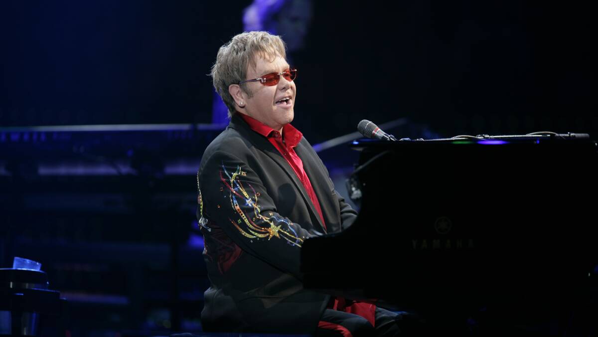 PIANO MAN: Sir Elton has played more than 4000 concerts in more than 80 countries, including 186 in Australia since first visiting our shores in 1971. Picture: Supplied