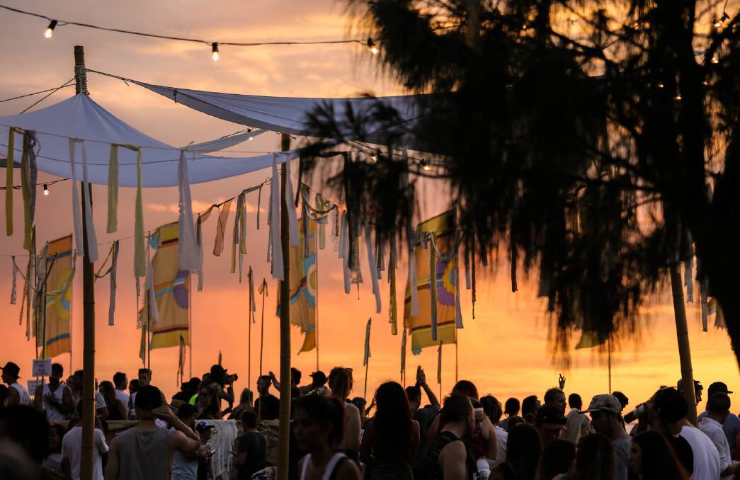 The Corona Sunsets festival comes to the sand of North Wollongong beach on December 1. Picture: Supplied