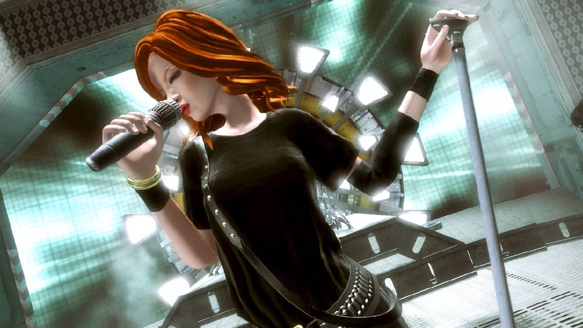 Shirley Manson steps into the video game spotlight in Guitar Hero 5.