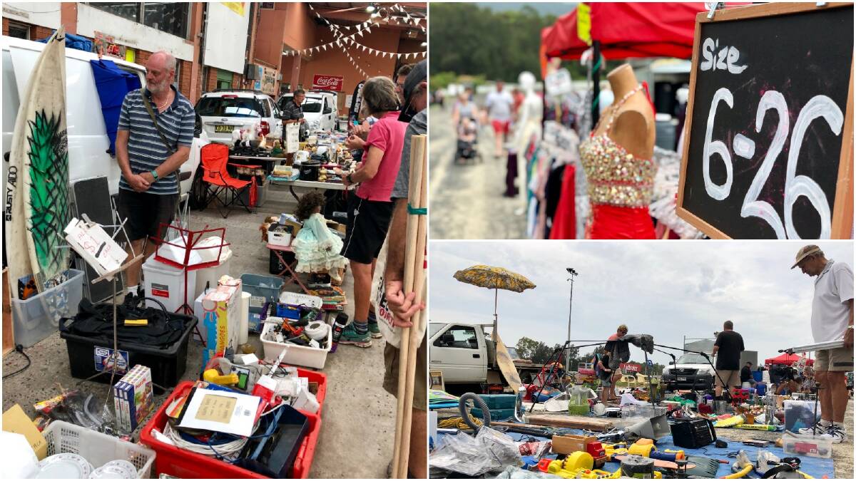 A random selection of goods from the newly opened Bulli Pickers Bazaar at Bulli Showgrounds, every Thursday. Picture: Desiree Savage