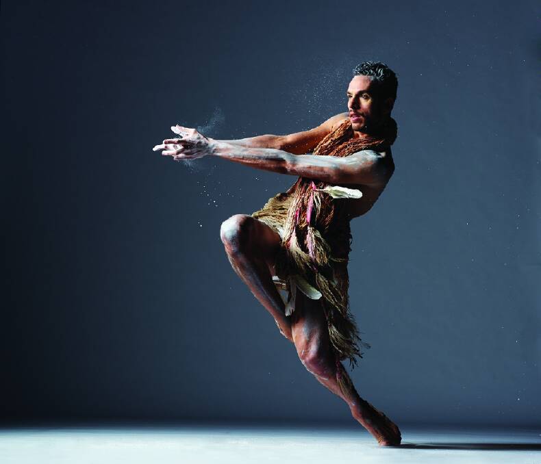 MERRIGONG 2015 Season, Indigenous content: Bangarra Dance Theatre Production, 'Lore', Kaine Sultan Babij. Picture: Edward Mulvihill