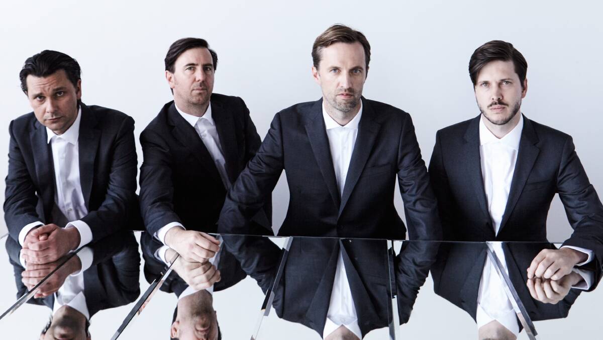 AWESOME FOURSOME: Electronic quartet Cut Copy are all back on home soil and touring - stopping at Wollongong Unibar on January 19. Tickets on sale now through www.moshtix.com.au Picture: Supplied