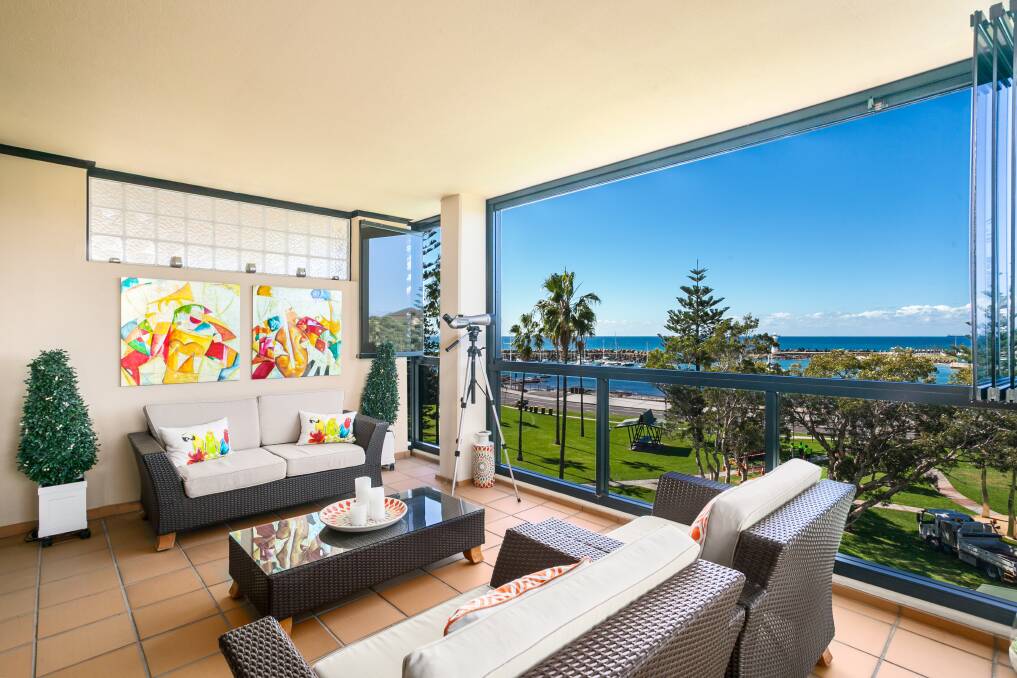 Wollongong apartment with harbour views, first in the block to market in 10 years. Pictures: Belle Property