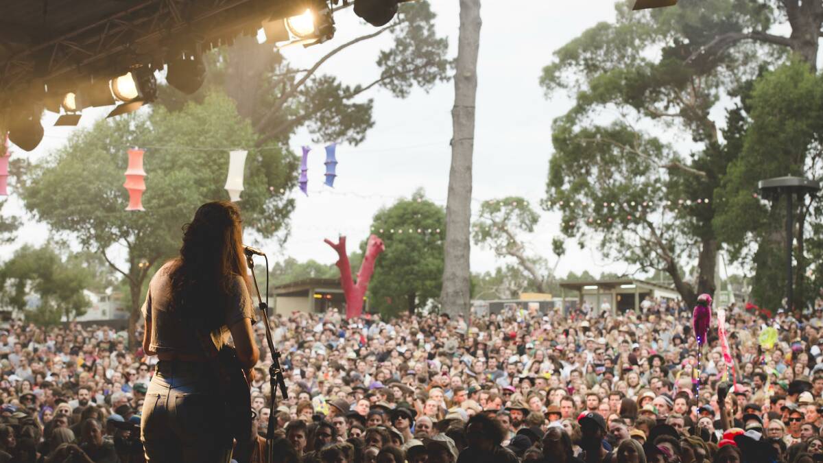 Camp Cope are one of many artists scheduled for various concerts throughout the Wollongong Fringe. Picture: Theresa Harrison