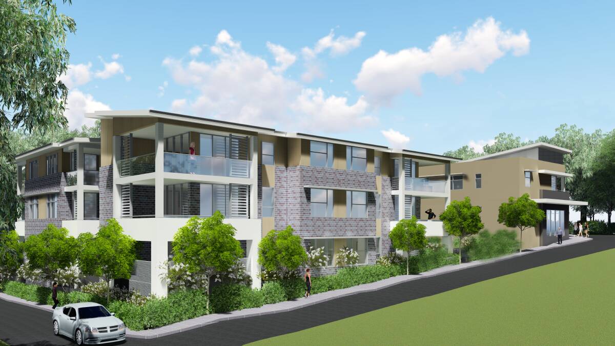 AFFORDABLE: An artist's impression of 'Apartments on Stuart' in Helensburgh; units available off-the plan from $519,000 to $619,000. Picture: Ray While Helensburgh