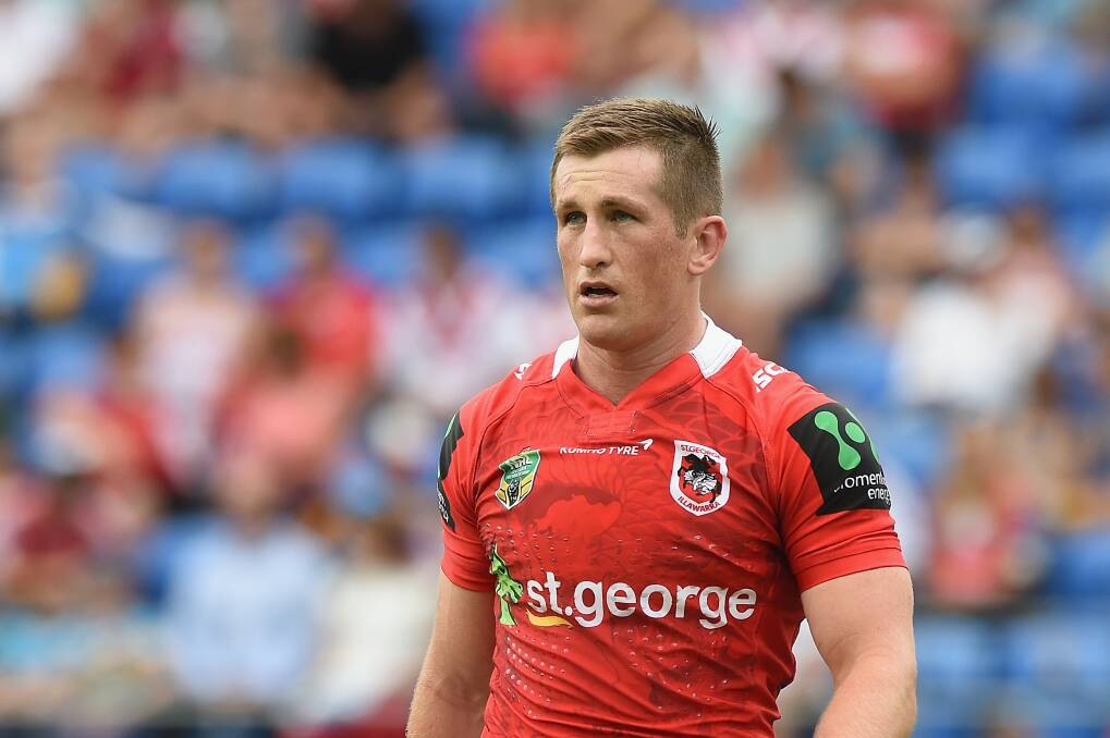 LONG TERM VIEW: Josh McCrone is aiming to still be the Dragons halfback come round 26 after getting the nod for round one. Picture: Getty Images.