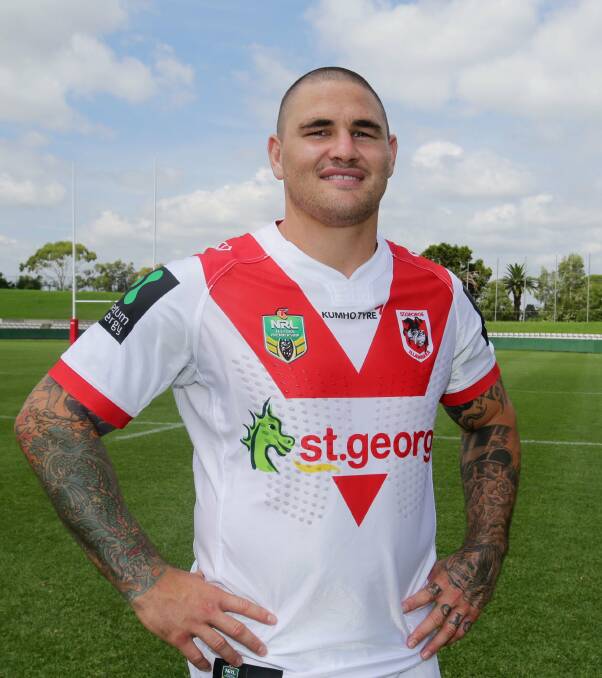 SECOND CHANCE: Russell Packer will end more than two years in NRL purgatory when he makes his first top-grade appearance for St George Illawarra against Wynnum-Manly in Queensland on Saturday. Picture: Chris Lane