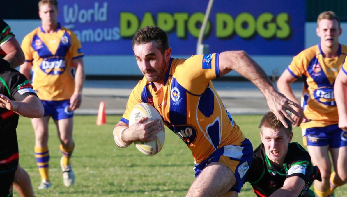 SHARP FOCUS: Dapto lock Mick Murphy says the Canaries have never discussed the prospect of an undefeated season. Picture: Georgia Matts