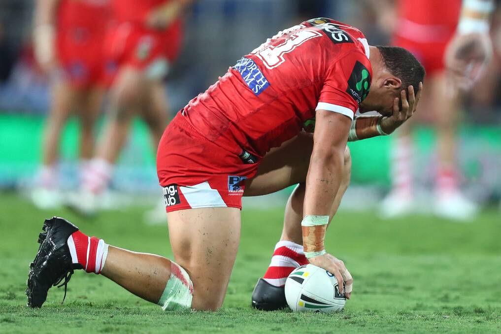 WOUNDED: Tyson Frizell. Picture: Getty Images