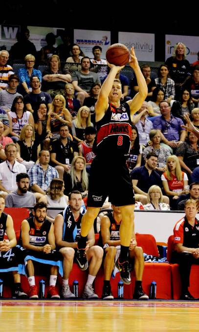 EVERGREEN: Hawks star Kirk Penney believes he still has several more seasons left in him despite currently being the oldest man in the NBL. Picture: Robert Peet
