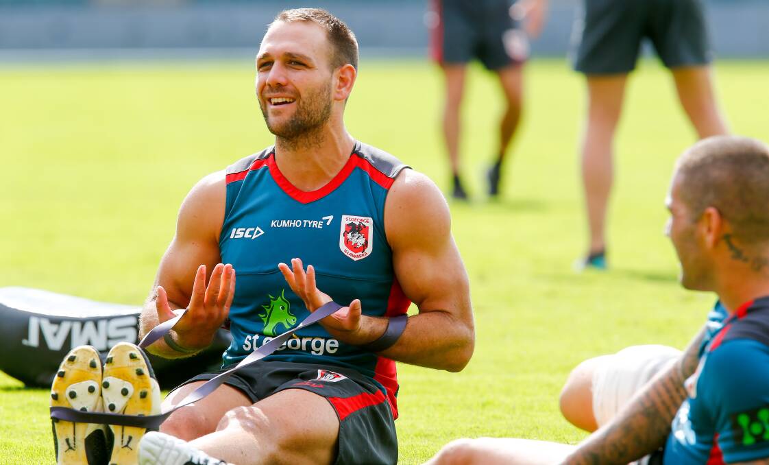 CLEAN SLATE: Jason Nightingale says the Dragons' strong record against the Warriors will count for little on Sunday. Picture: Adam McLean