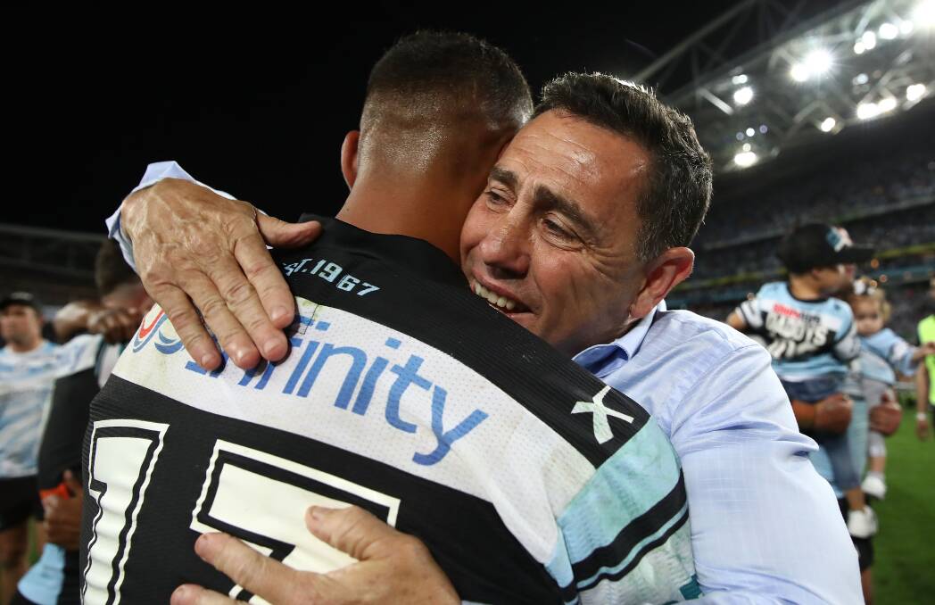 BIG CHANCE: Coach Shane Flanagan thinks a number of his stars, including Jack Bird, are in the hunt for Test call-ups after the Sharks' grand final win. Picture: Getty Images