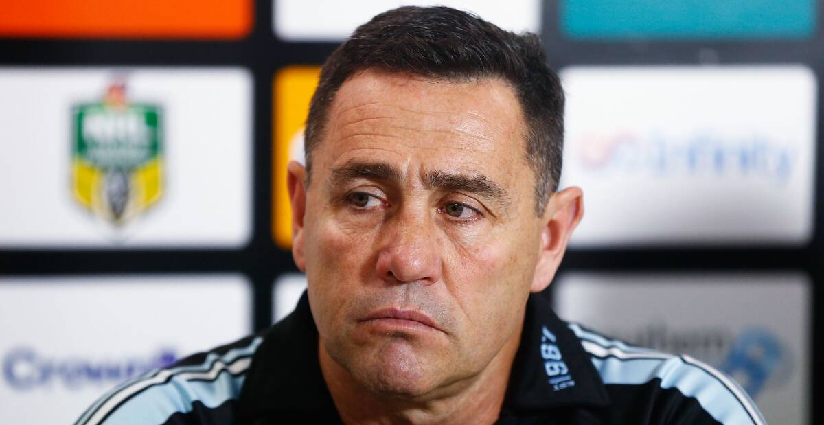 PICTURE OF CALM: Cronulla coach Shane Flanagan is confident the Sharks can rebooth their premiership charge after hitting the skids in recent weeks. Picture: Getty Images