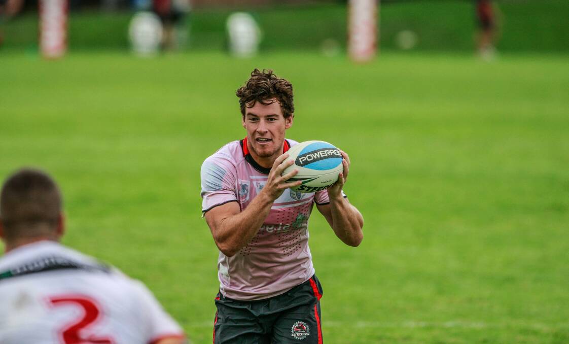 STAR TURN: Cutters young-gun Blake Wallace scored three tries and kicked three goals against Wynnum-Manly on Saturday. Picture: Georgia Matts.
