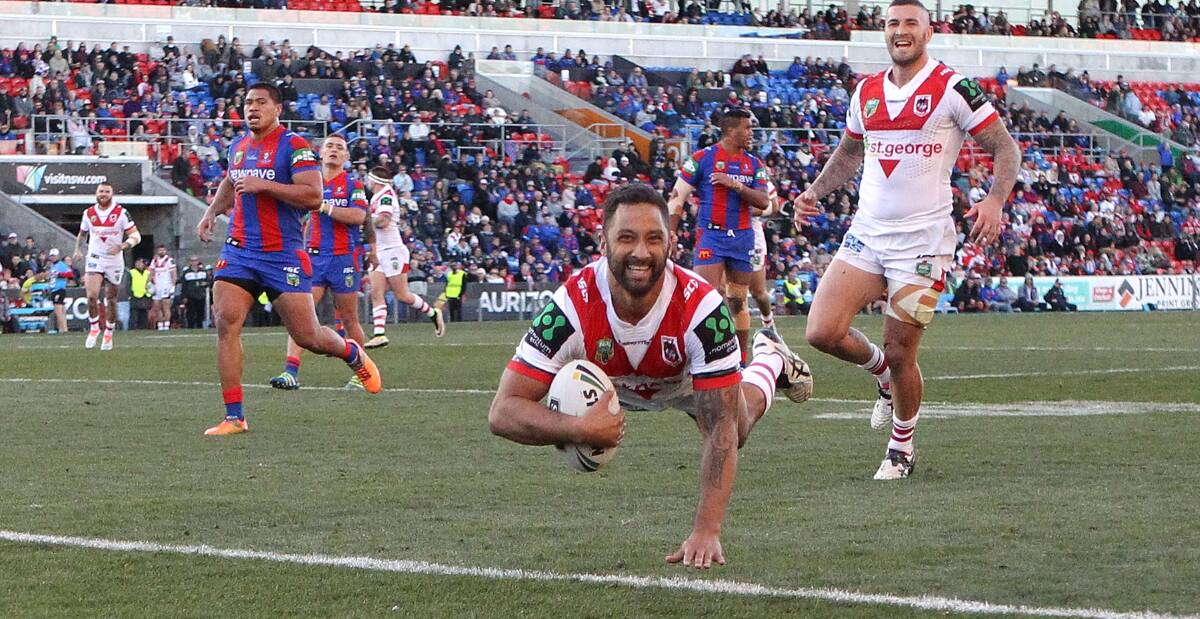 BEST BET: In the absence of a compelling long-term option, St George Illawarra should re-sign Benji Marshall for another season. Picture: Getty Images