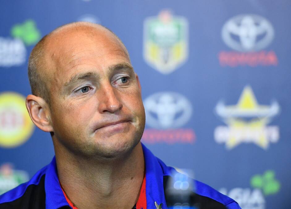 WRONG CALL: Newcastle coach Nathan Brown's decision to punt Nathan Ross for perfectly reasonable media comments was a ridiculous one. Picture: Getty Images