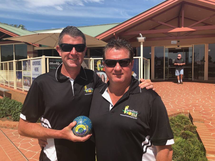 TITLE TILT: Luke Cocksedge and Shane Garvey will represent Zone 16 in next week’s NSW Champion of Club Champion Pairs at Kiama BC. 
