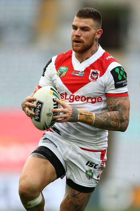Josh Dugan showed his worth as a No.1 against the Tigers. Picture: Getty Images