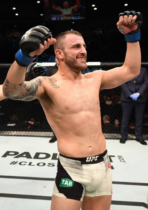 WINNING WAYS: Alex Volkanovski notched his second win in the UFC on Sunday, earning a unanimous decision win over Japan's Mizuto Hirota. Picture: Getty Images 
